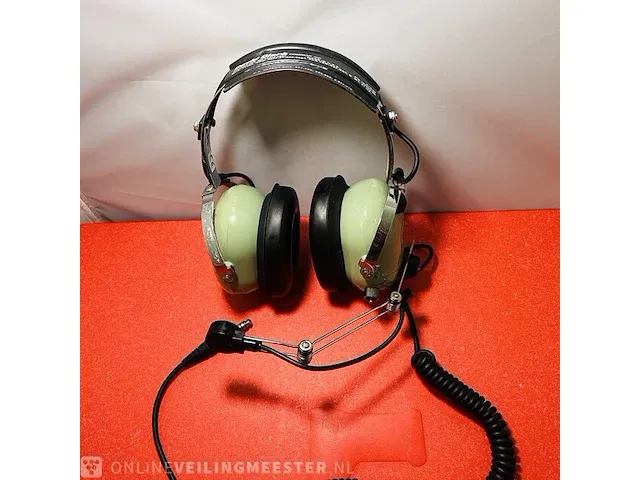 Koptelefoon - david clark piloten aviator headset van €500,00 - afbeelding 6 van  7