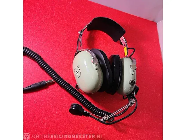 Koptelefoon - david clark piloten aviator headset van €500,00 - afbeelding 7 van  7