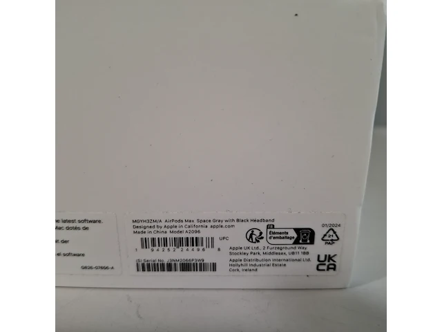 Koptelefoon, apple, airpods max a2096 - afbeelding 5 van  5