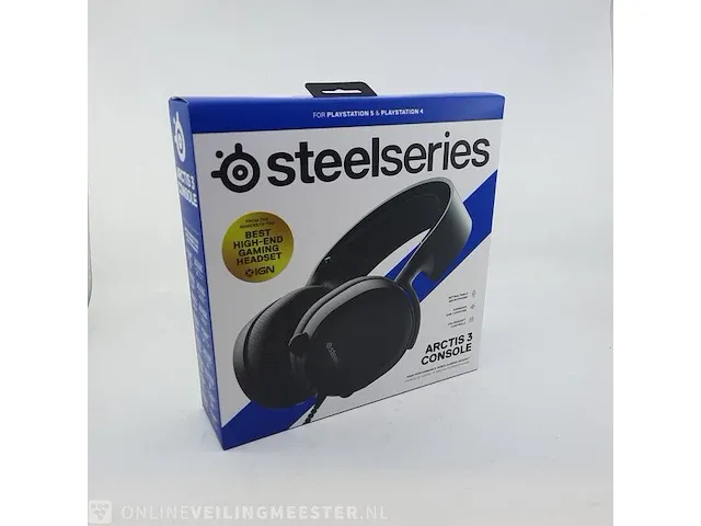 Koptelefoon steelseries, arctic 3 console - afbeelding 1 van  6
