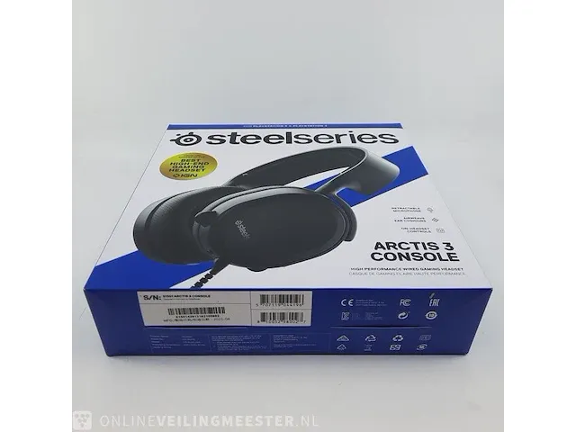 Koptelefoon steelseries, arctic 3 console - afbeelding 5 van  6