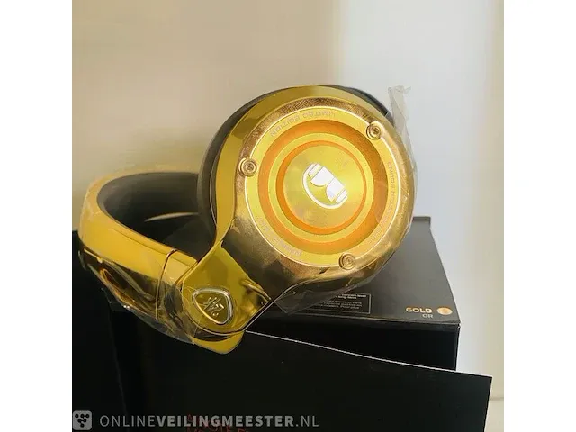 Koptelefoons - monster 24kt gold nieuw/mint conditie - afbeelding 5 van  5