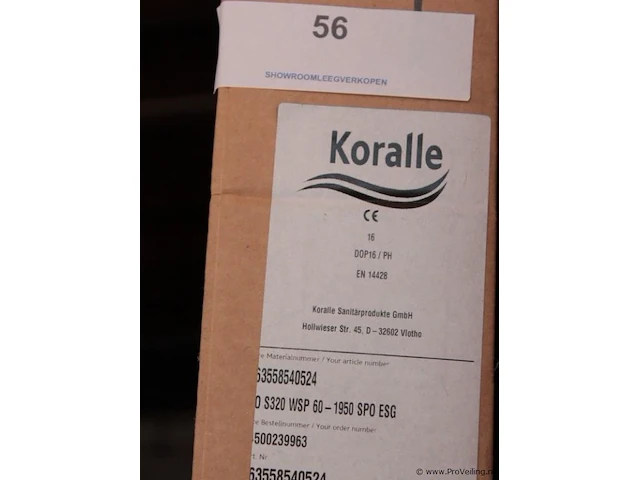 Koralle douchewand - afbeelding 2 van  4