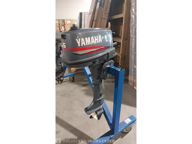 Kortstaart buitenboordmotor yamaha, 5cmh, bouwjaar 2003 - afbeelding 1 van  12