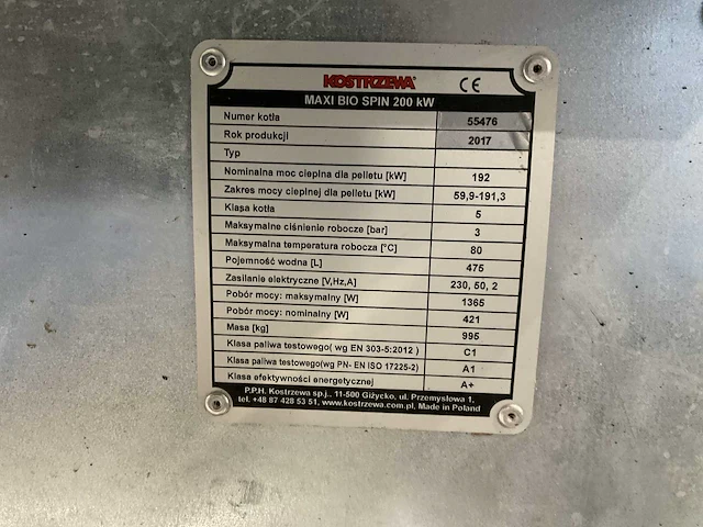 Kostrzewa maxi bio 200kw pellet cv ketel - afbeelding 10 van  14