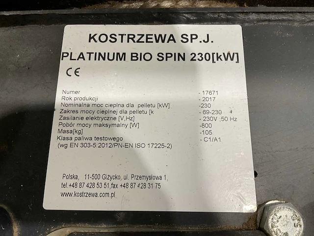 Kostrzewa maxi bio 200kw pellet cv ketel - afbeelding 12 van  14