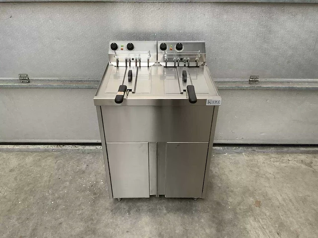 Koswa - fk12gm - elektrische dubbele friteuse - afbeelding 2 van  7