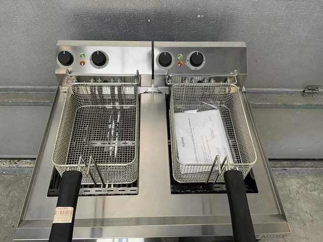 Koswa - fk12gm - elektrische dubbele friteuse - afbeelding 6 van  7
