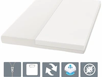 Koudschuimmatras - 160 x 200 cm - hoog slaapcomfort & ergonomische lichaamsaanpassing - afbeelding 1 van  8