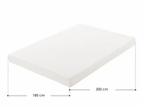 Koudschuimmatras - 160 x 200 cm - hoog slaapcomfort & ergonomische lichaamsaanpassing - afbeelding 8 van  8