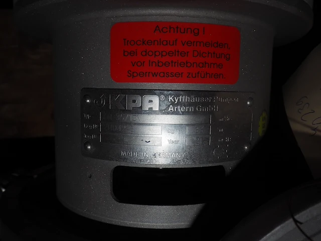 Kpa kyffhäuser pumpen artern gmbh - afbeelding 5 van  13