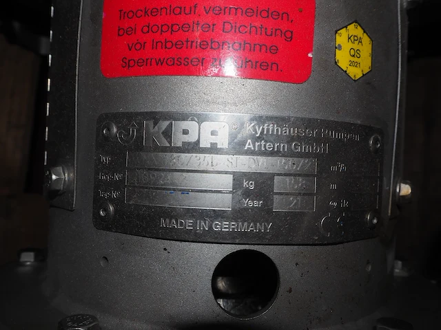 Kpa kyffhäuser pumpen artern gmbh - afbeelding 12 van  13