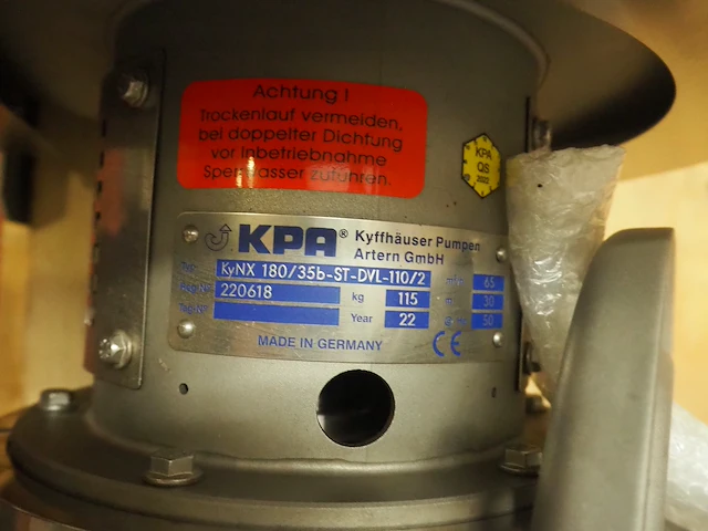 Kpa kyffhäuser pumpen artern gmbh - afbeelding 6 van  6