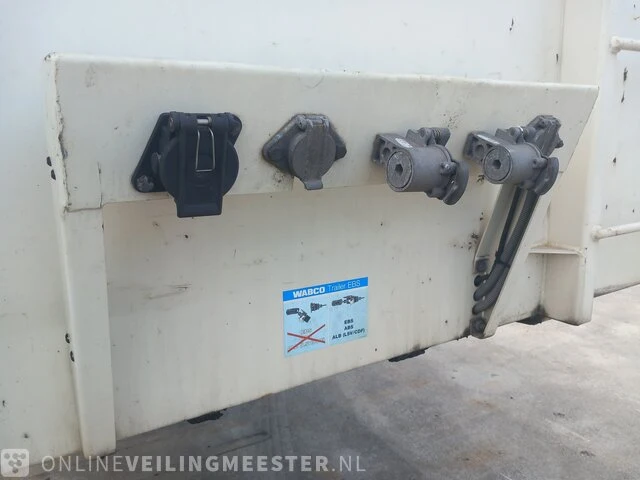 Kraanoplegger met kraan en steenklem kwb - kennis, p-504-sti-h / kennis r14, wit, bouwjaar 2008 - afbeelding 2 van  19