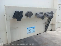 Kraanoplegger met kraan en steenklem kwb - kennis, p-504-sti-h / kennis r14, wit, bouwjaar 2008 - afbeelding 2 van  19