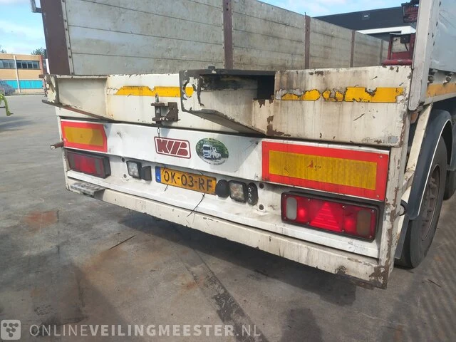 Kraanoplegger met kraan en steenklem kwb - kennis, p-504-sti-h / kennis r14, wit, bouwjaar 2008 - afbeelding 3 van  19