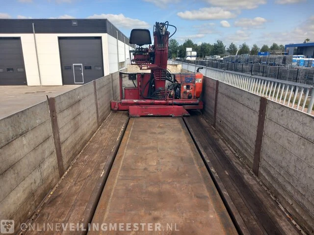 Kraanoplegger met kraan en steenklem kwb - kennis, p-504-sti-h / kennis r14, wit, bouwjaar 2008 - afbeelding 4 van  19
