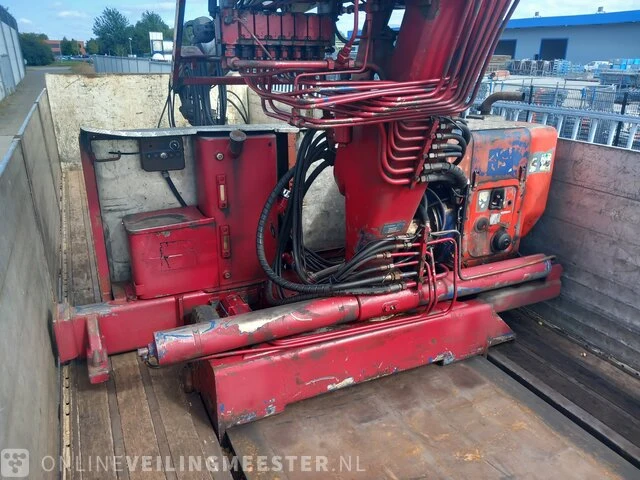 Kraanoplegger met kraan en steenklem kwb - kennis, p-504-sti-h / kennis r14, wit, bouwjaar 2008 - afbeelding 5 van  19