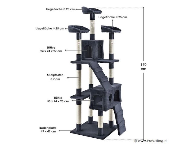 Krabpaal amy grijs - afbeelding 8 van  8
