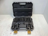 Krachtdoppenset met verlengstukken - 1/2” - 18-delig - afbeelding 1 van  4