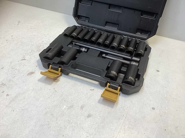 Krachtdoppenset met verlengstukken - 1/2” - 18-delig - afbeelding 3 van  4