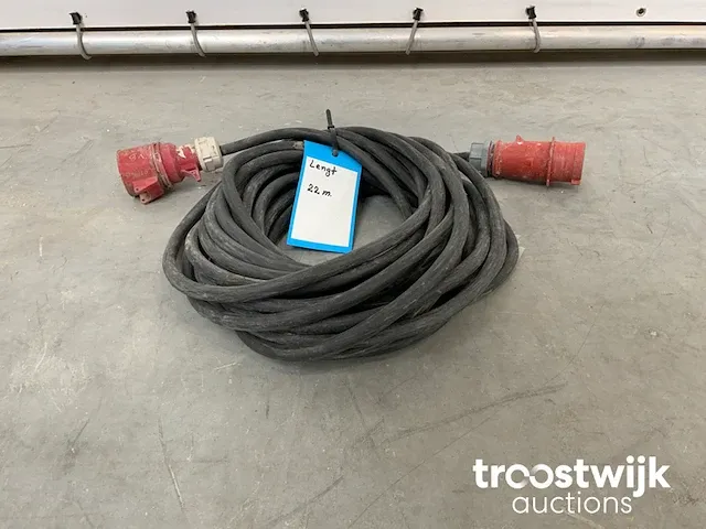Krachtstroom kabel 21m - afbeelding 1 van  2