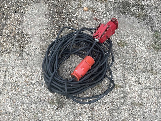 Krachtstroom verlengkabel (2x) - afbeelding 2 van  2