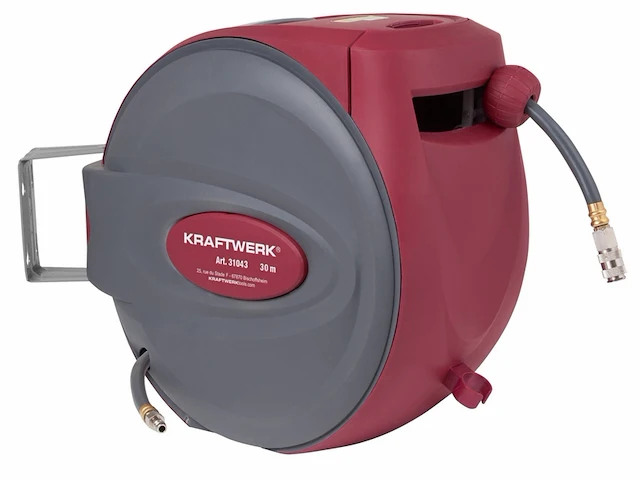 Kraftwerk automatische persluchtslanghaspel 30+2 m - afbeelding 1 van  2