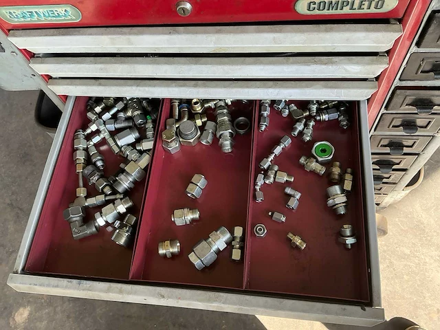 Kraftwerk completo gereedschapswagen met hydrauliek parts - afbeelding 2 van  25