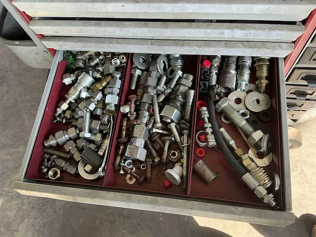 Kraftwerk completo gereedschapswagen met hydrauliek parts - afbeelding 6 van  25
