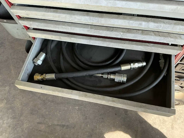 Kraftwerk completo gereedschapswagen met hydrauliek parts - afbeelding 7 van  25