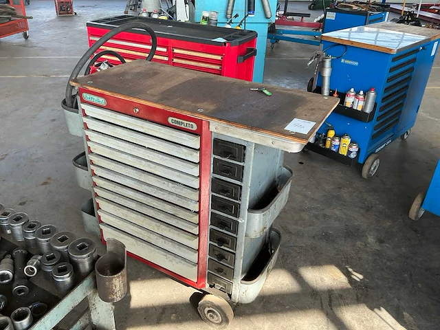 Kraftwerk completo gereedschapswagen met hydrauliek parts - afbeelding 1 van  25