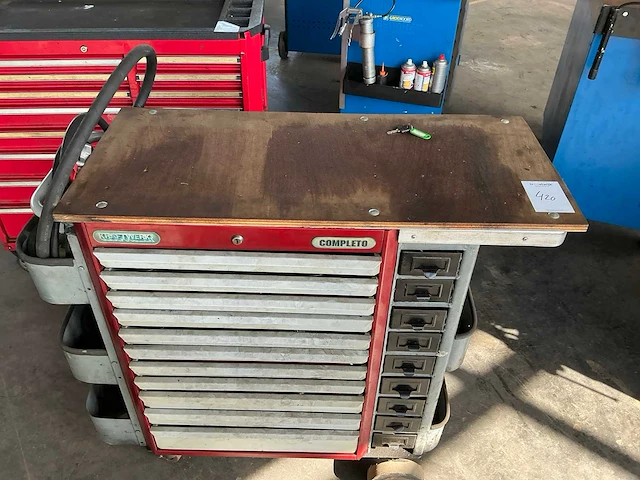 Kraftwerk completo gereedschapswagen met hydrauliek parts - afbeelding 12 van  25