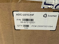 Kramer adc-u31c/hf hdmi adapter (120stuks) - afbeelding 8 van  9