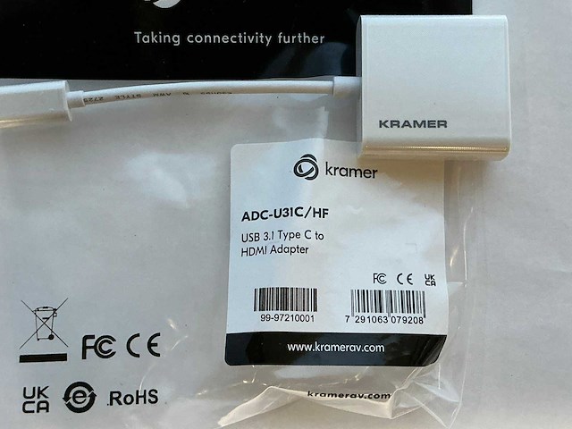 Kramer adc-u31c/hf hdmi adapter (240 stuks) - afbeelding 5 van  9