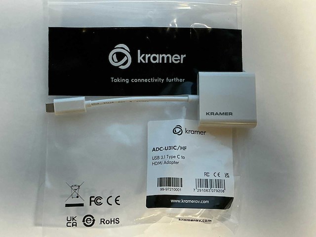 Kramer adc-u31c/hf hdmi adapter (240 stuks) - afbeelding 6 van  9