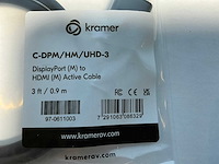 Kramer c-dpm/hm/uhd-3 hdmi(m) active kabel (pc- & netwerkkabel) (240 stuks) - afbeelding 9 van  11