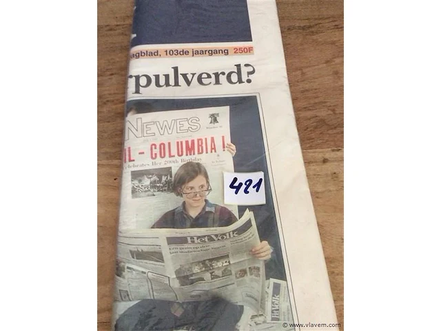 Krant het volk grootste krant - afbeelding 3 van  3
