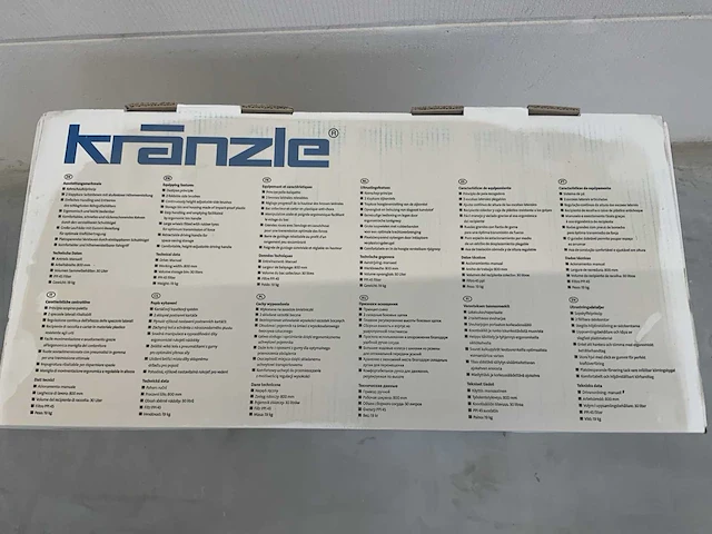 Kränzle colly 800 veegmachine - afbeelding 9 van  9