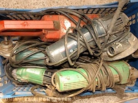 Krat met 6 stuks defecte elektrische gereedschappen - afbeelding 1 van  2
