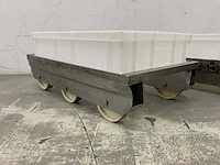 Krattentransportkar met krat (2x) - afbeelding 1 van  4
