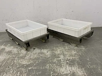 Krattentransportkar met krat (2x) - afbeelding 2 van  4