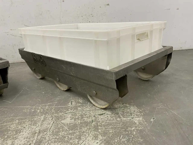 Krattentransportkar met krat (2x) - afbeelding 3 van  4