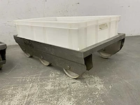 Krattentransportkar met krat (2x) - afbeelding 3 van  4