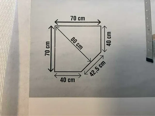 Kreher hoekstelling 180x70x40cm (5x) - afbeelding 6 van  6