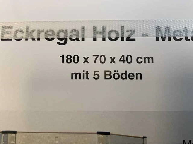 Kreher hoekstelling 180x70x40cm (5x) - afbeelding 5 van  6