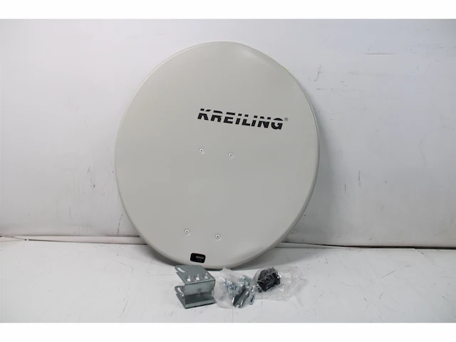 Kreiling ae 80 satelliet antenne style/alu 392 dbi wit aluminium 80 cm - afbeelding 1 van  2