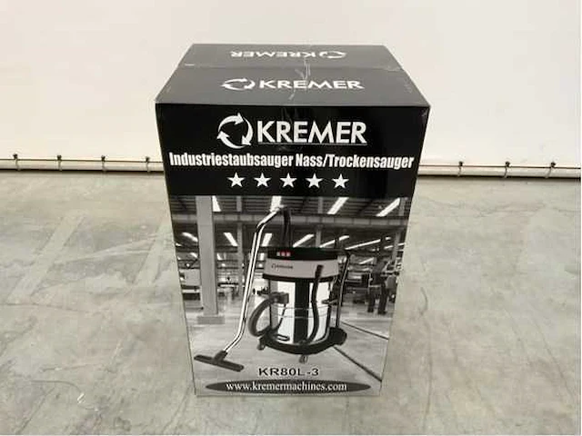 Kremer - 2024 - kr80l-3 - industriële stofzuiger 80l (8x) - afbeelding 6 van  14