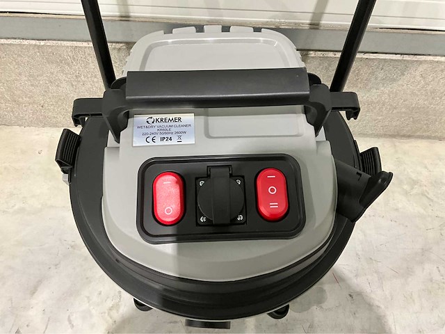 Kremer - 2025 - kr60l-3 grijs - industriële stofzuiger - afbeelding 10 van  12