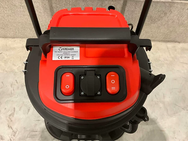 Kremer - 2025 - kr60l-3 rood - industriële stofzuiger - afbeelding 7 van  12